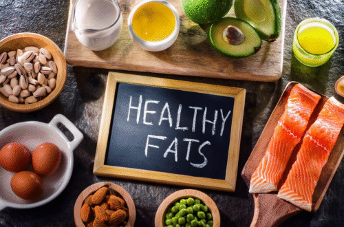 almonds, avocado, seeds and fatty fish which contains healthy fat good fat those are mandatory to stay healthy