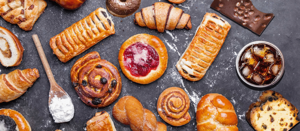 food items such as Sugar, sweets, white bread, pastries, sodas, donut, chocolates which has Simple Carbs which give quick energy